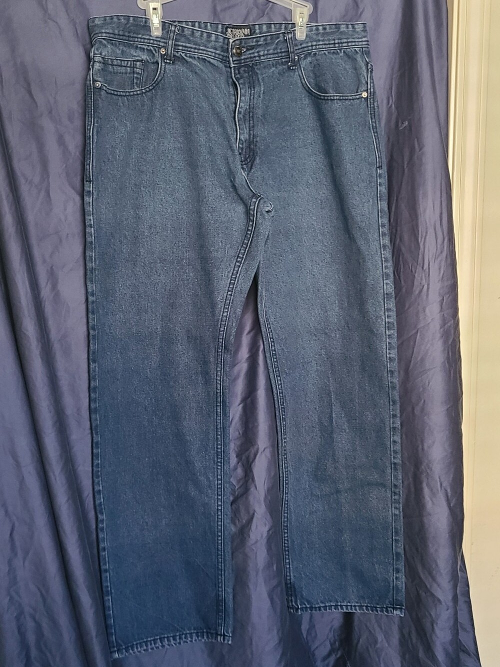 Jordan Craig Straight-Leg Men's Jeans in Blue Denim